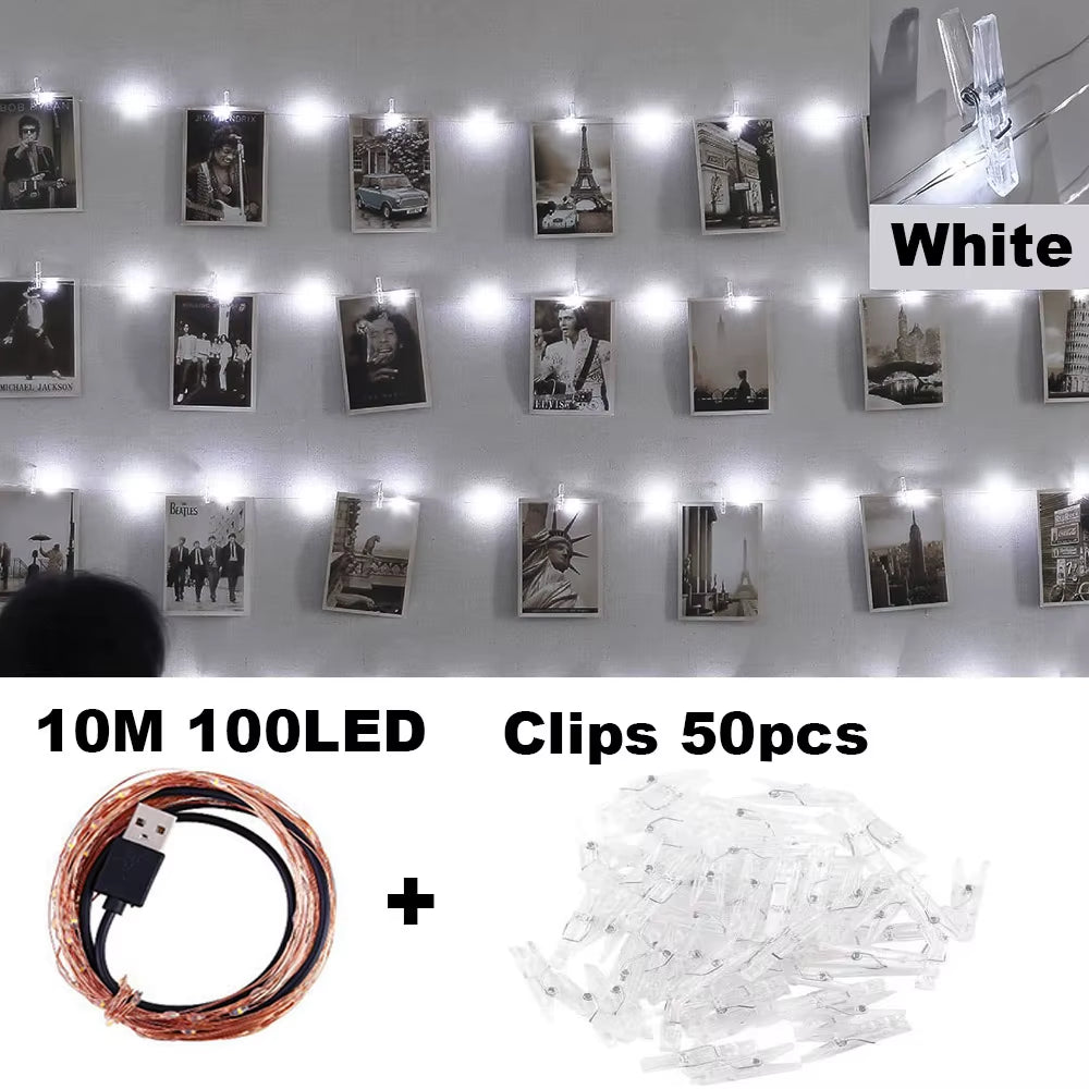Photo Clip String Lights