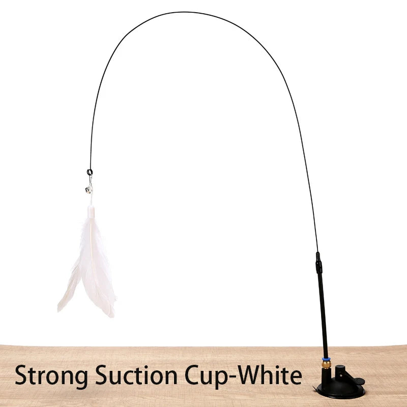 Hands-Free Bird Wand Cat Toy