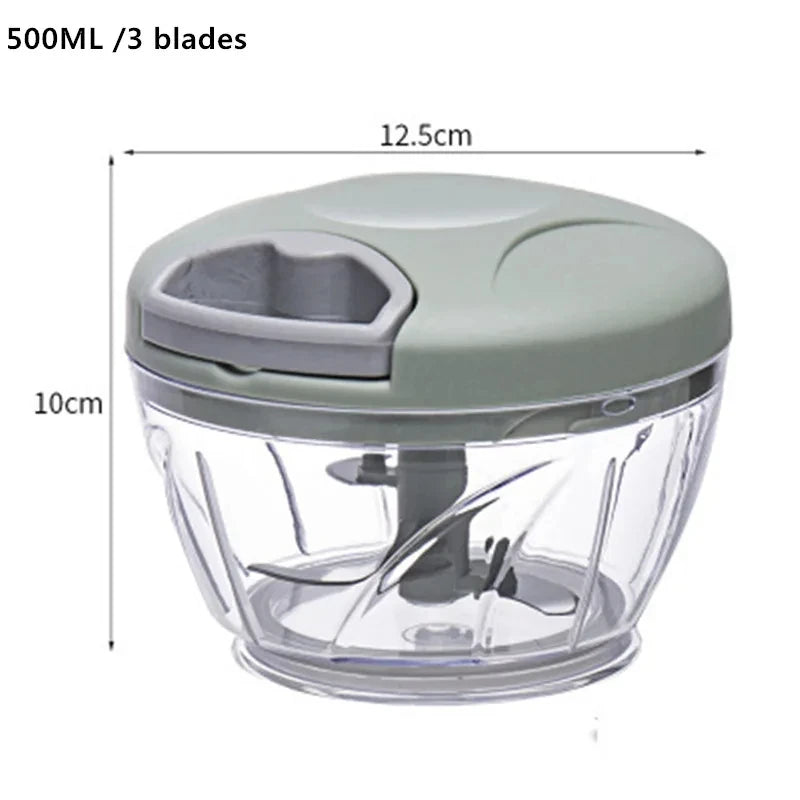 Pull-Cord Vegetable Chopper
