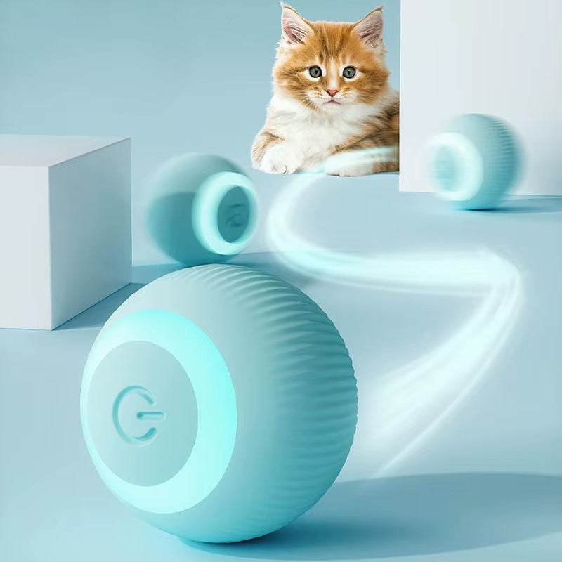 Self-Rolling Interactive Cat Ball
