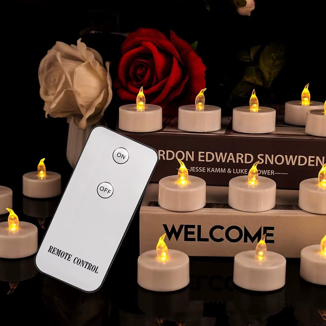 Flameless LED Tea Lights with Remote