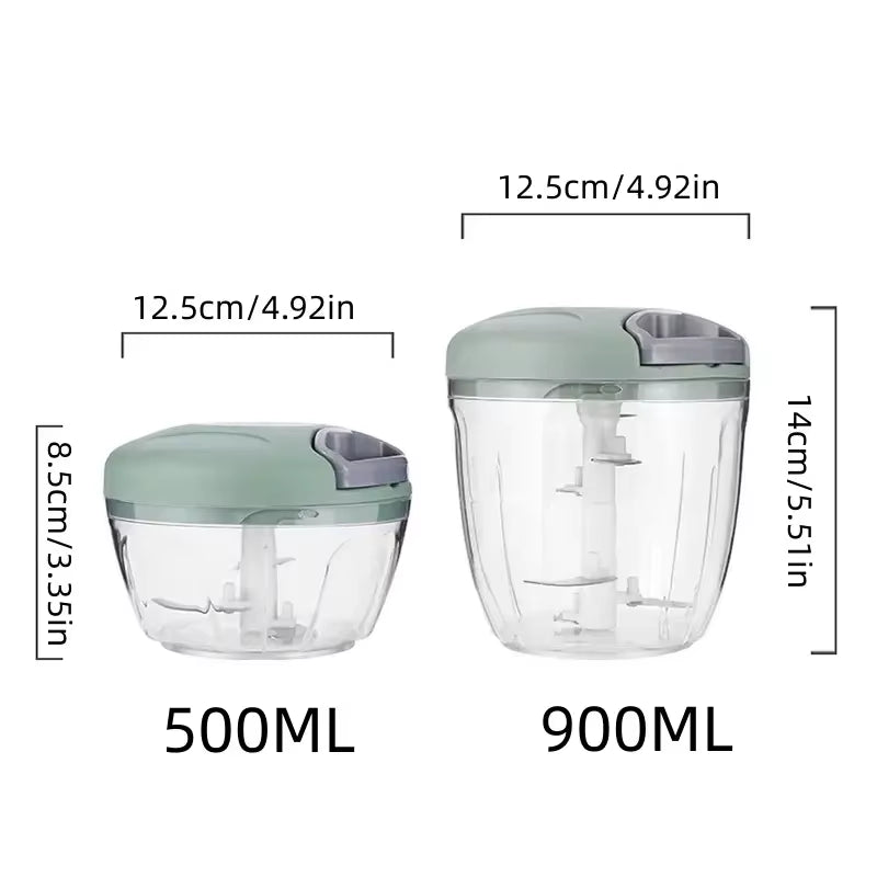 Pull-Cord Vegetable Chopper