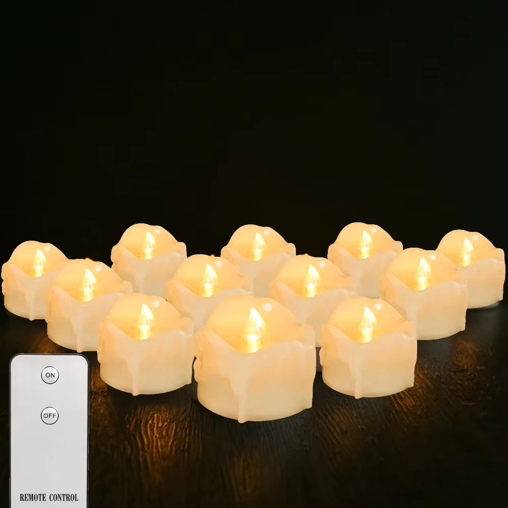 Flameless LED Tea Lights with Remote