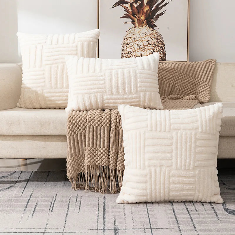 Faux Fur Throw Pillow Cover