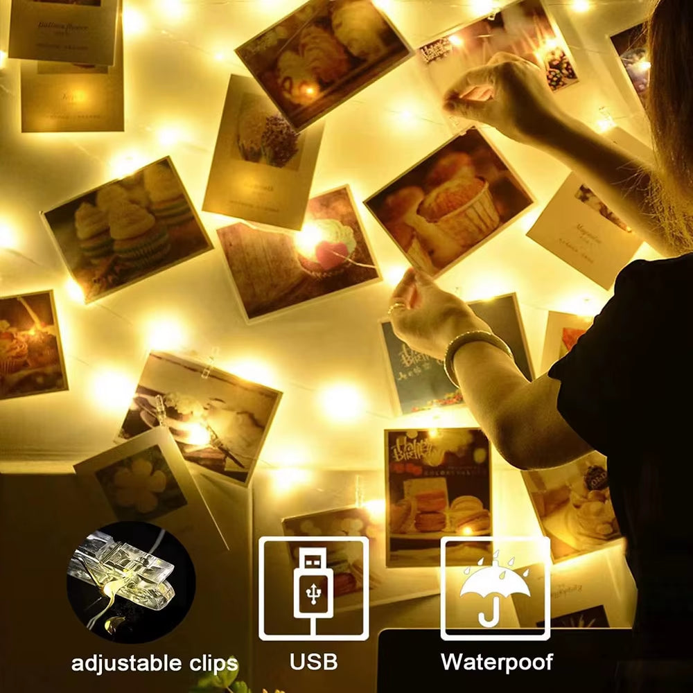 Photo Clip String Lights