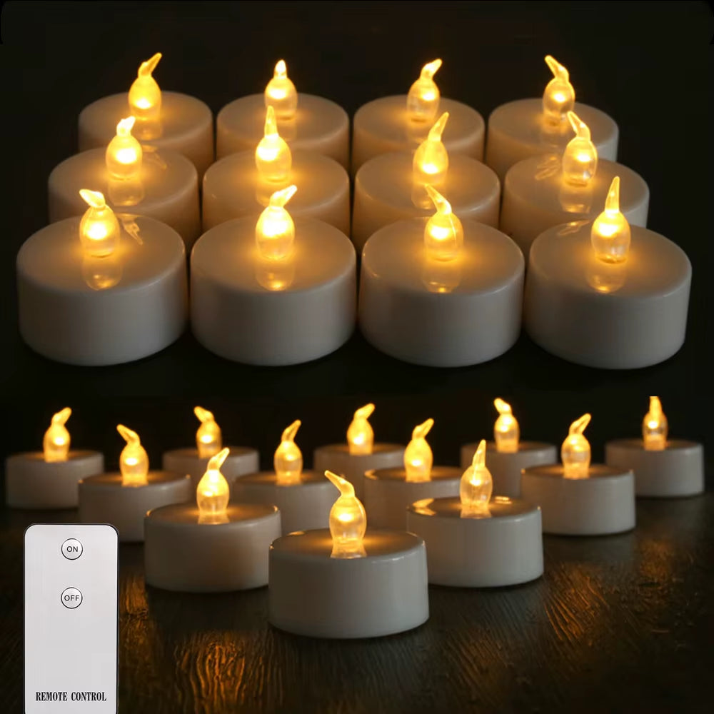 Flameless LED Tea Lights with Remote
