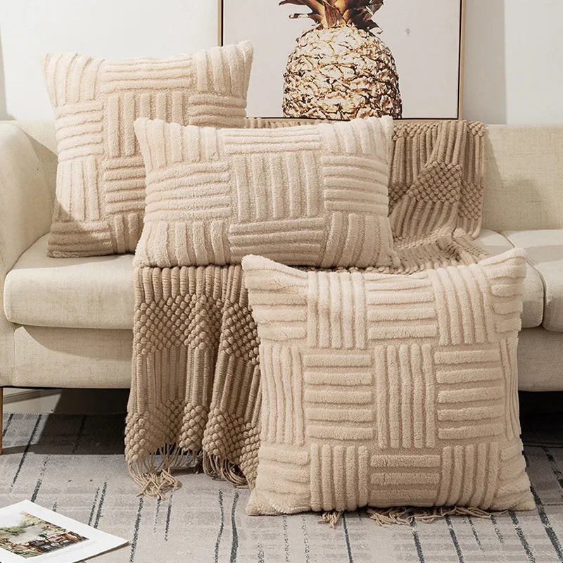 Faux Fur Throw Pillow Cover