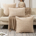 Faux Fur Throw Pillow Cover