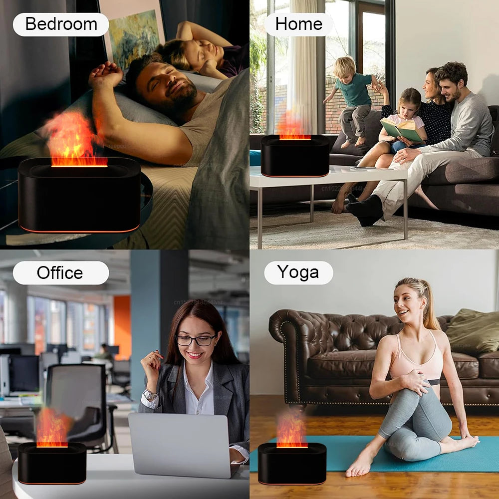 Flame Effect Aroma Diffuser