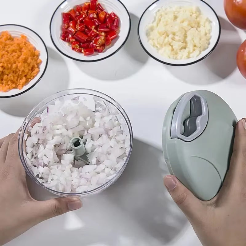 Pull-Cord Vegetable Chopper
