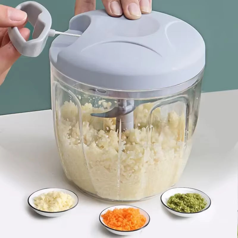Pull-Cord Vegetable Chopper