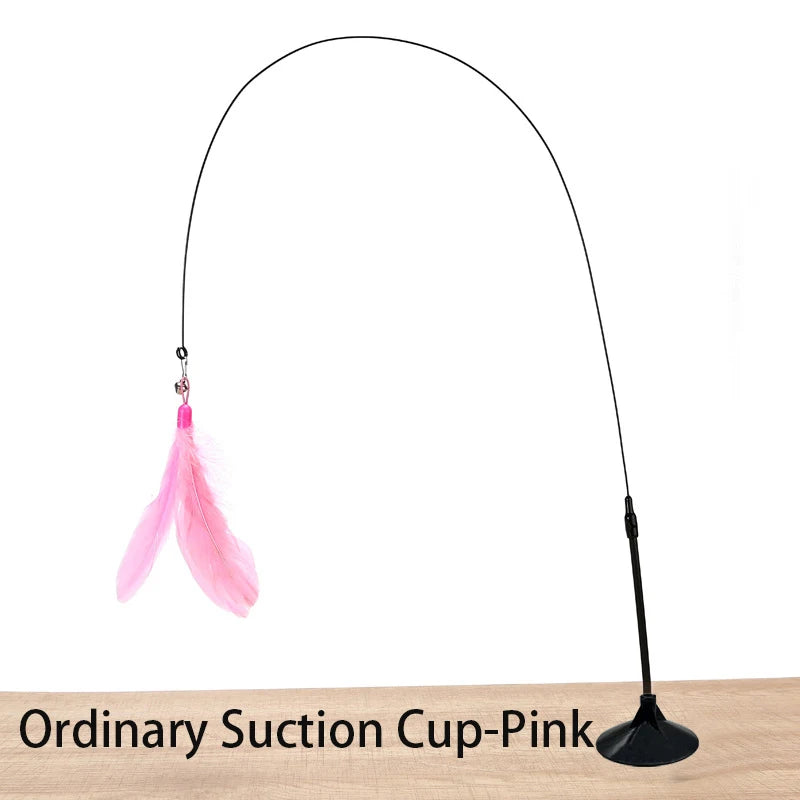 Hands-Free Bird Wand Cat Toy