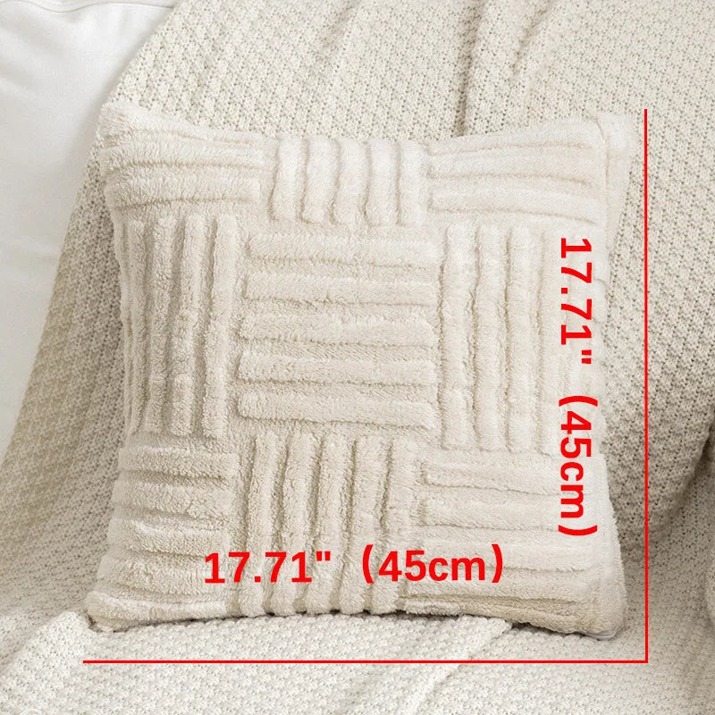 Faux Fur Throw Pillow Cover