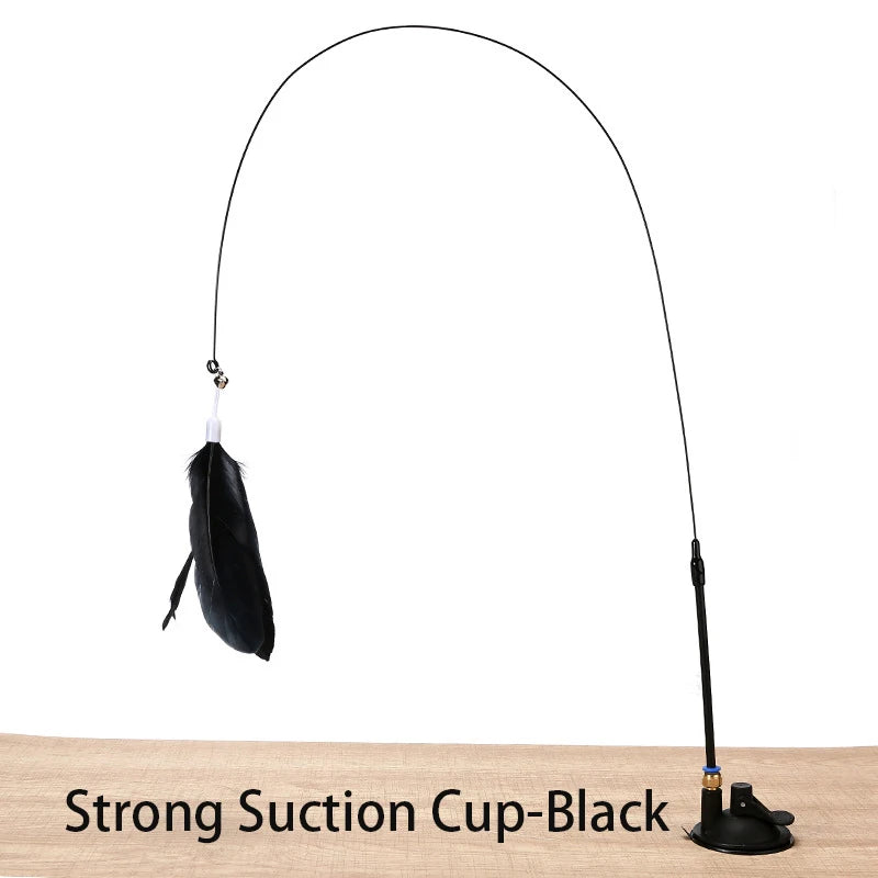 Hands-Free Bird Wand Cat Toy