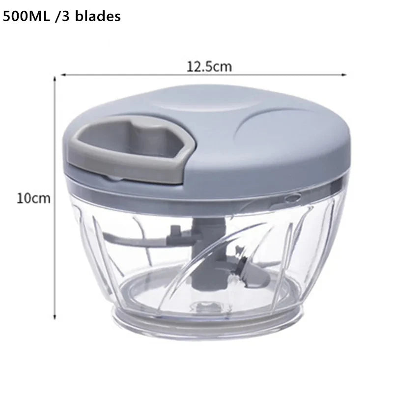 Pull-Cord Vegetable Chopper