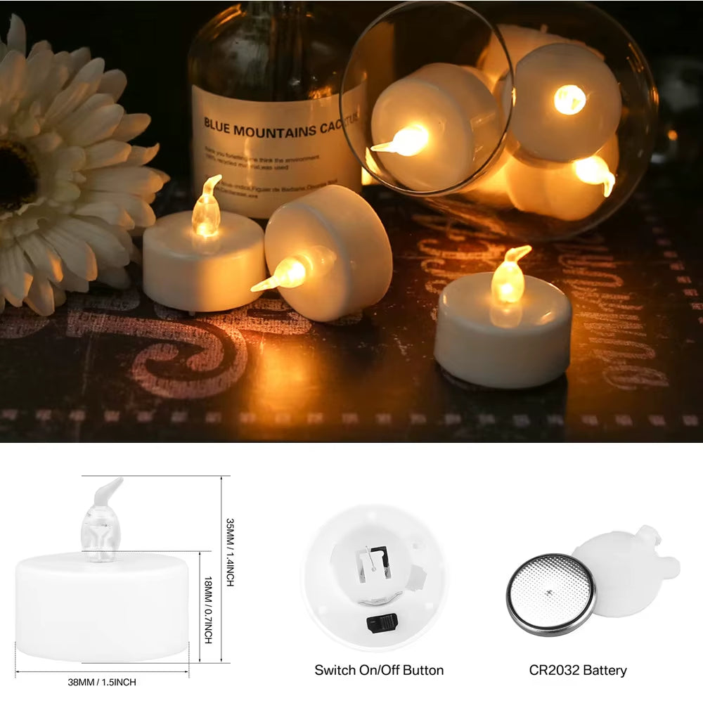 Flameless LED Tea Lights with Remote
