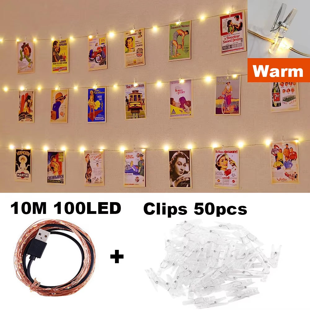Photo Clip String Lights