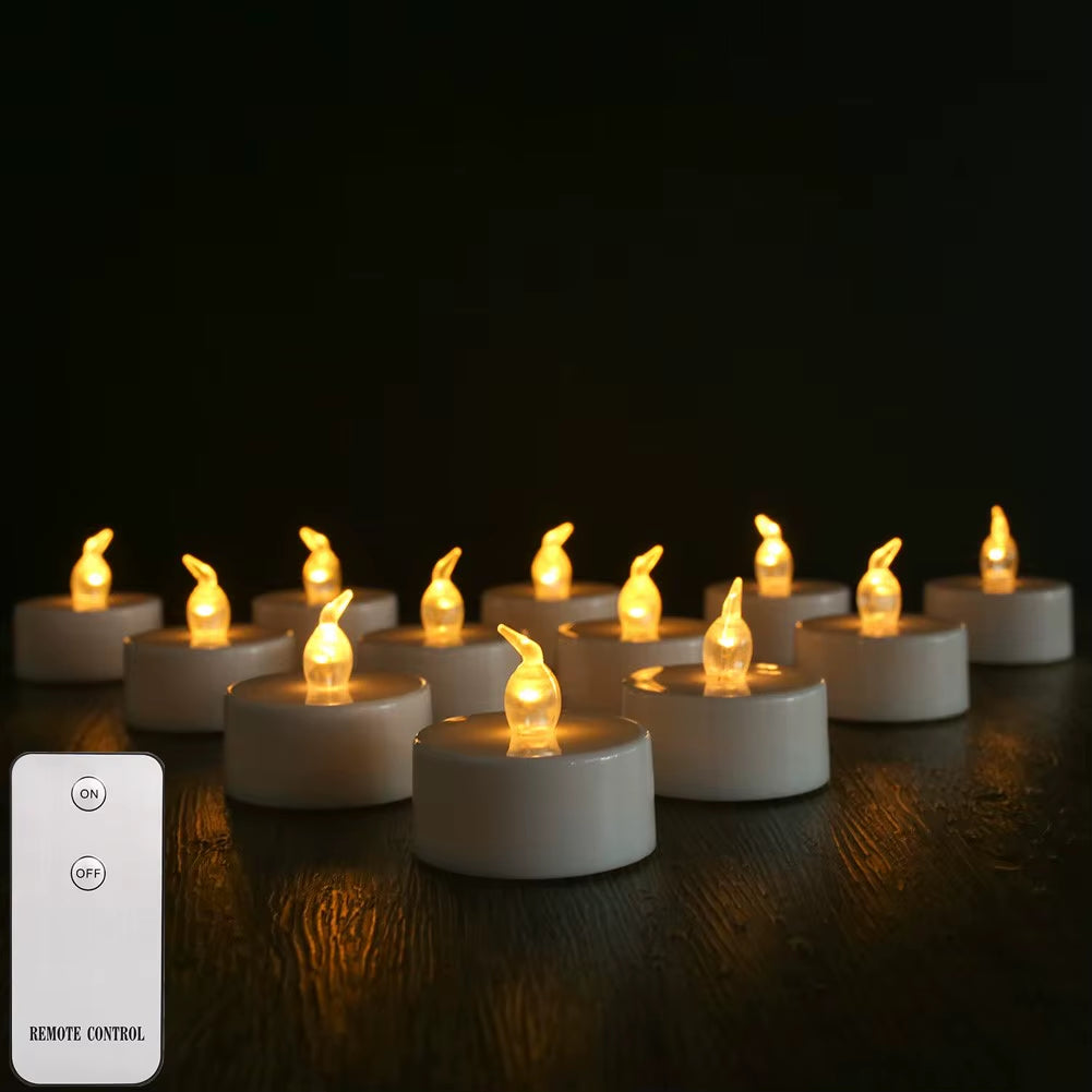 Flameless LED Tea Lights with Remote