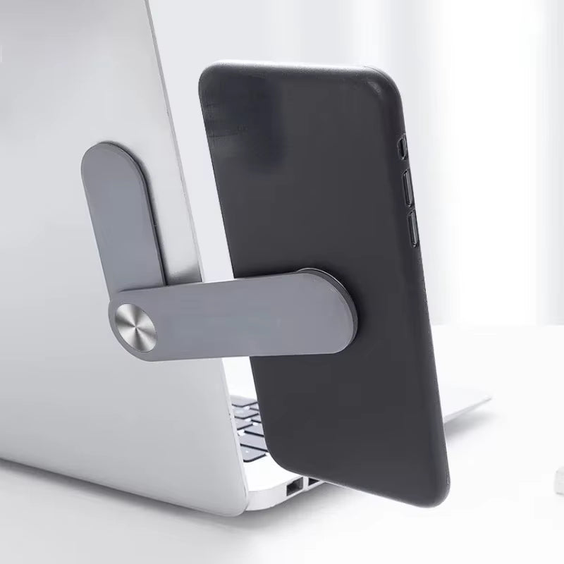 Magnetic Laptop Side-Mount Phone Holder
