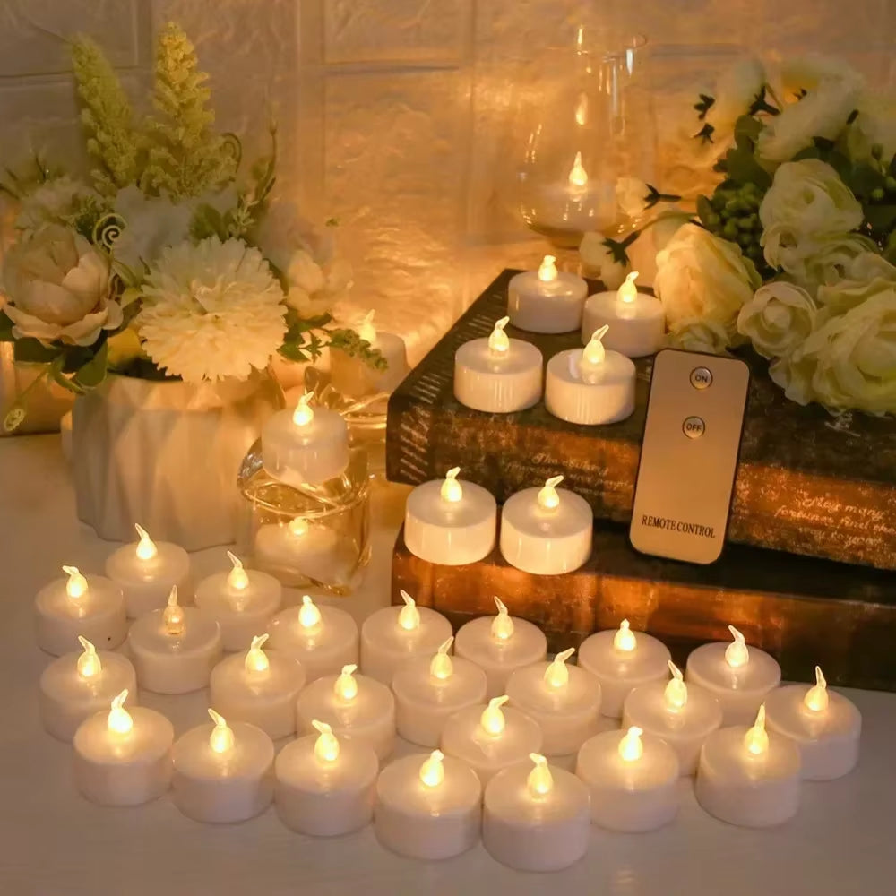 Flameless LED Tea Lights with Remote