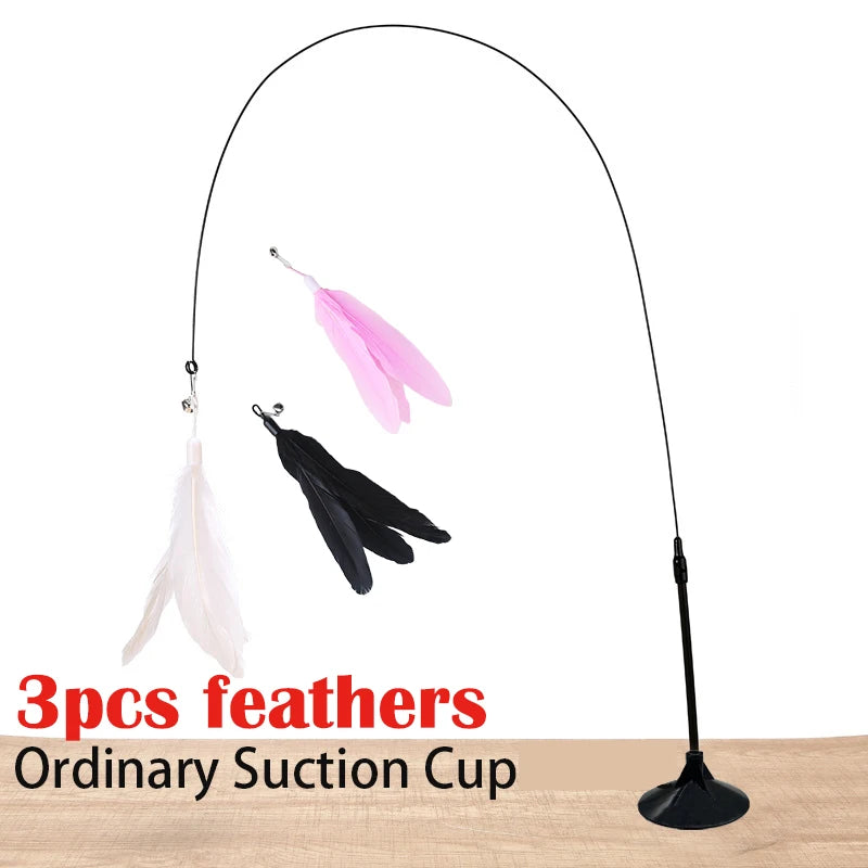 Hands-Free Bird Wand Cat Toy
