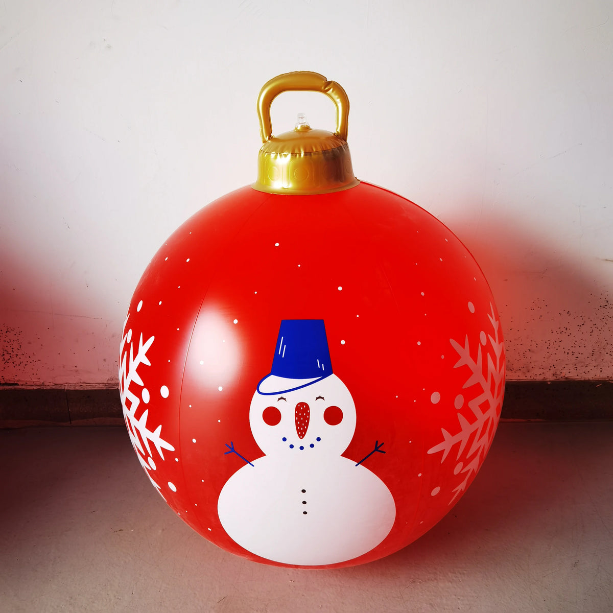 Giant inflatable Christmas ornament ball