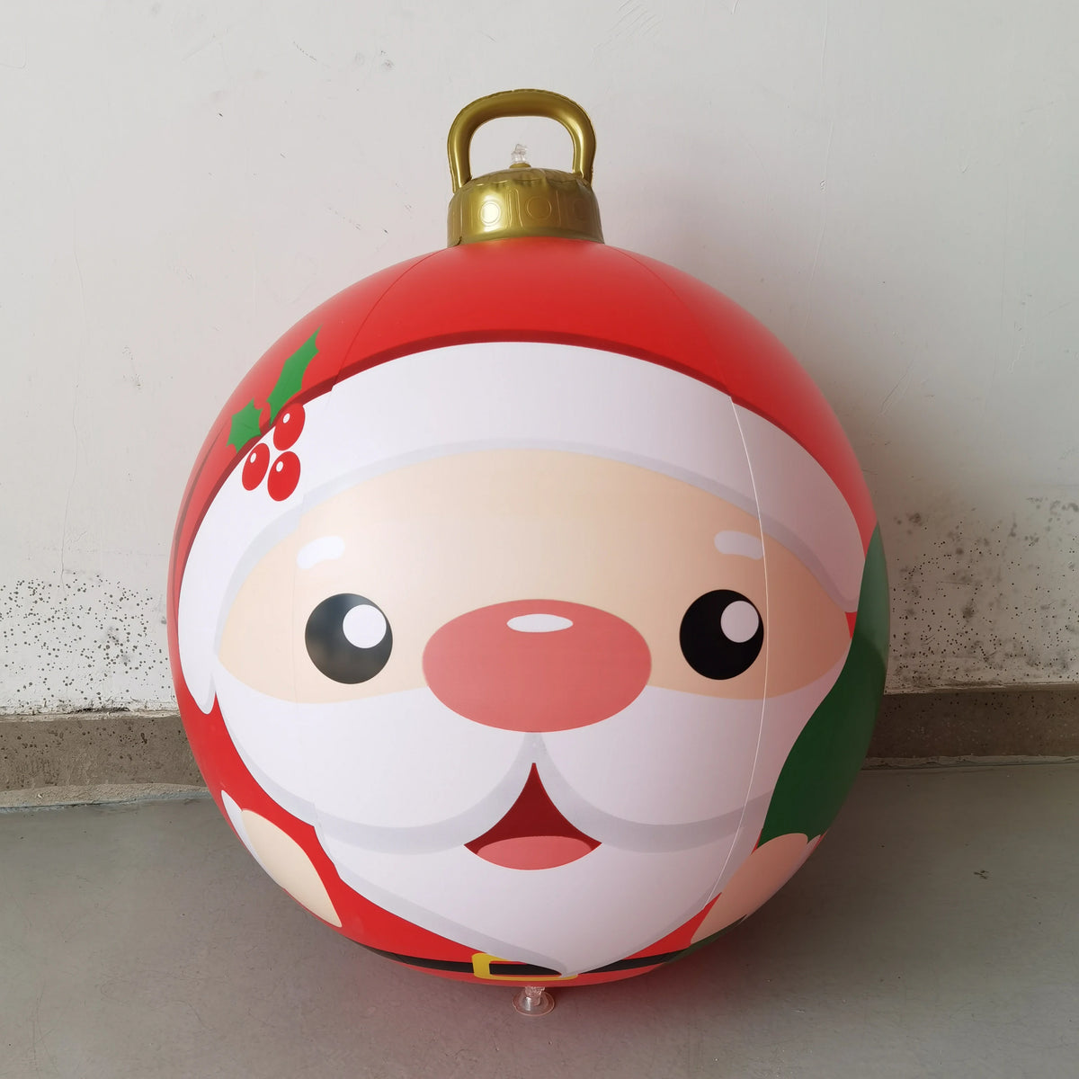 Giant inflatable Christmas ornament ball