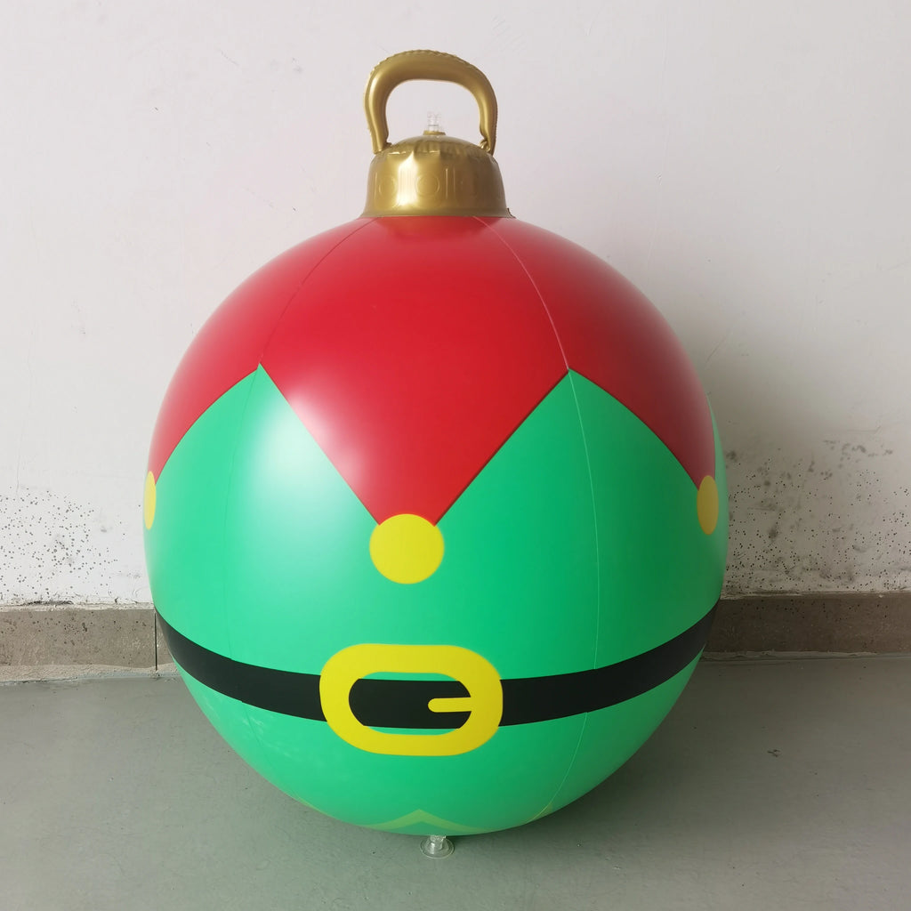 Giant inflatable Christmas ornament ball