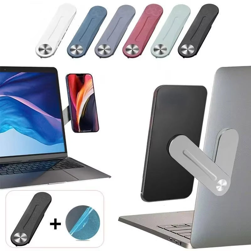 Magnetic Laptop Side-Mount Phone Holder