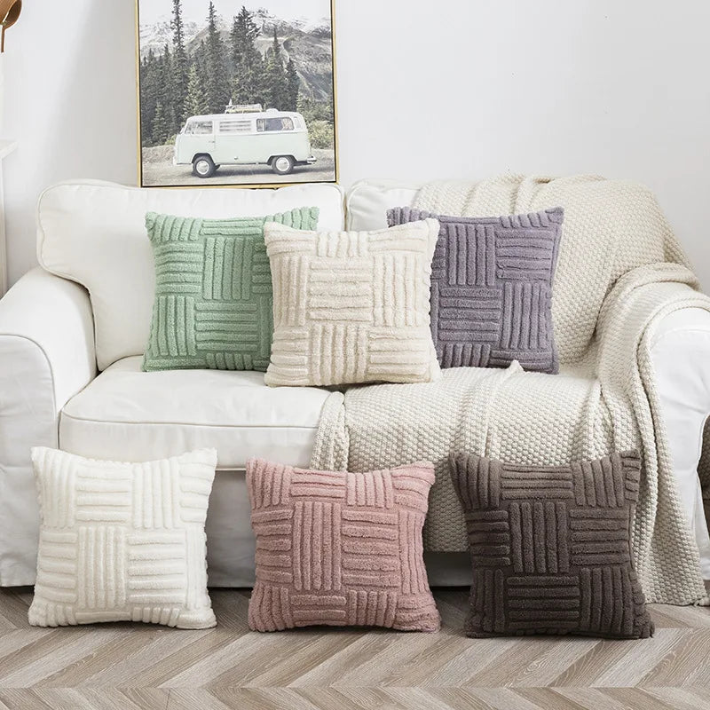 Faux Fur Throw Pillow Cover
