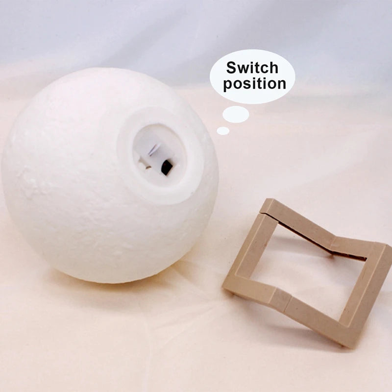 Moon Lamp Night Light with Stand