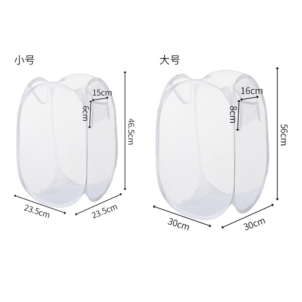 Laundry Basket Cotton Linen Foldable Laundry Hamper Waterproof Organizer Bucket Clothes Toys Large Capacity Home Storage Basket