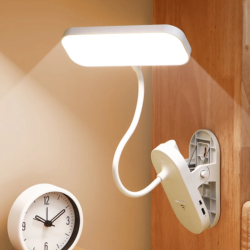 Rechargeable Clip-On Desk Lamp