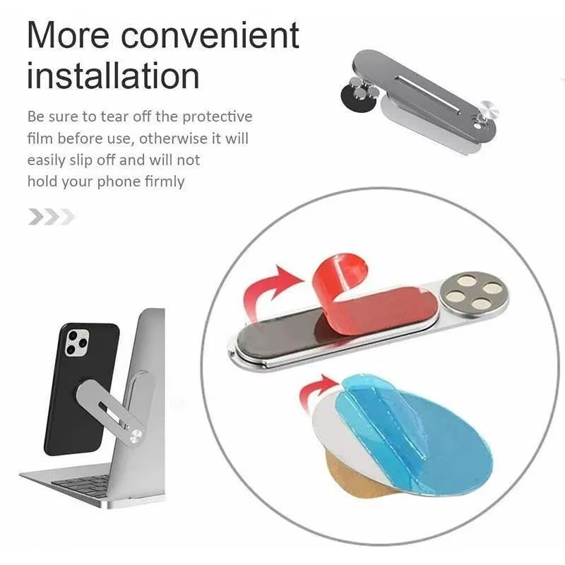 Magnetic Laptop Side-Mount Phone Holder