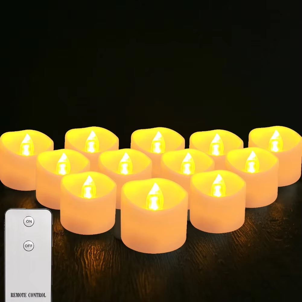 Flameless LED Tea Lights with Remote