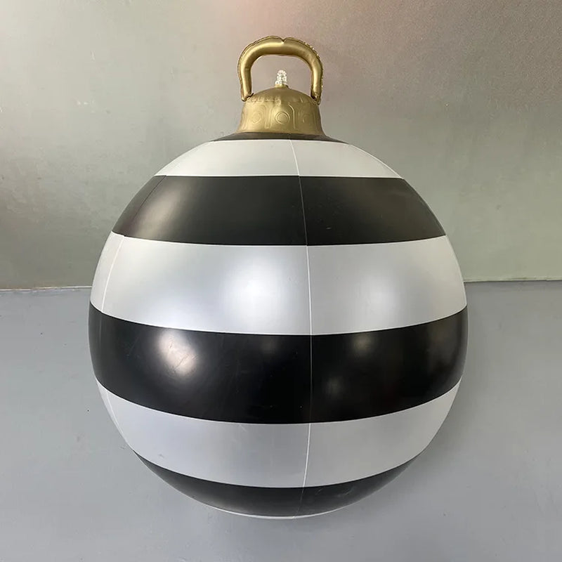 Giant inflatable Christmas ornament ball
