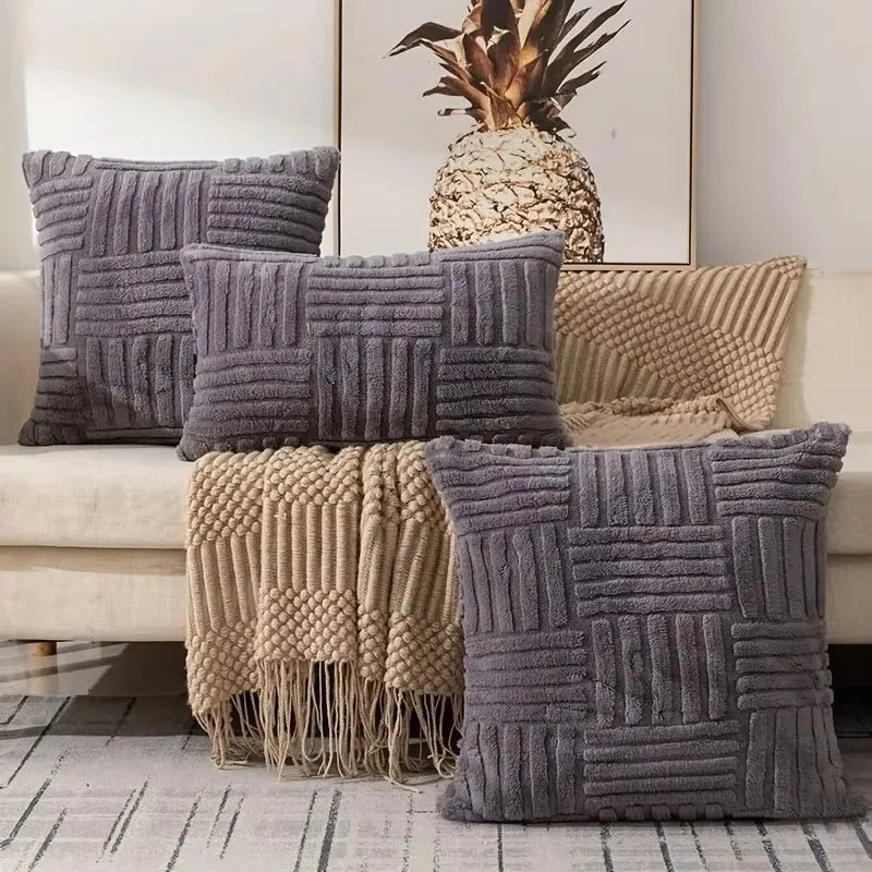 Faux Fur Throw Pillow Cover