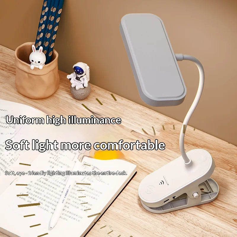 Rechargeable Clip-On Desk Lamp